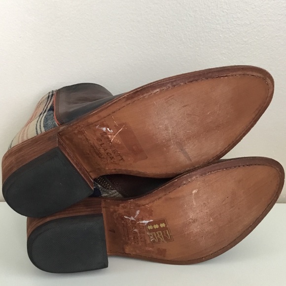 New Liberty BLACK Sally Plaid ankle booties (7) - Picture 9 of 10